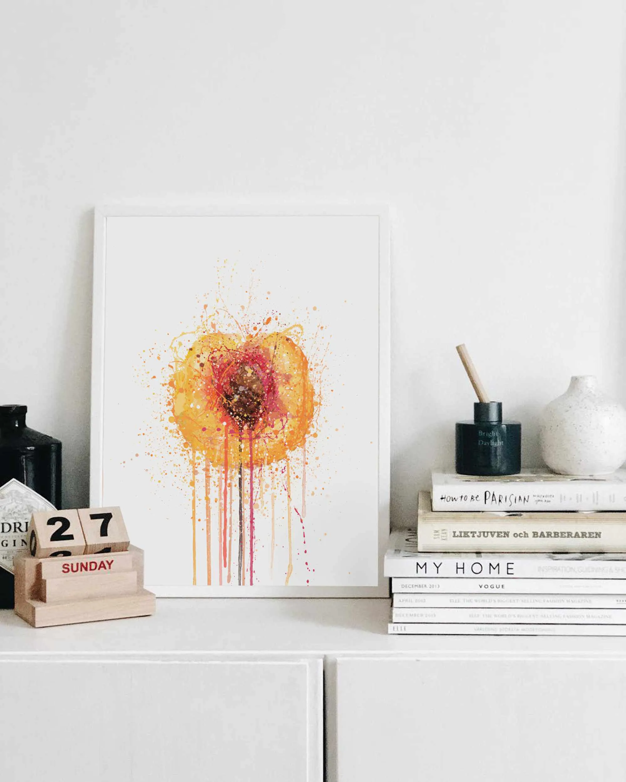 Peach Fruit Wall Art Print