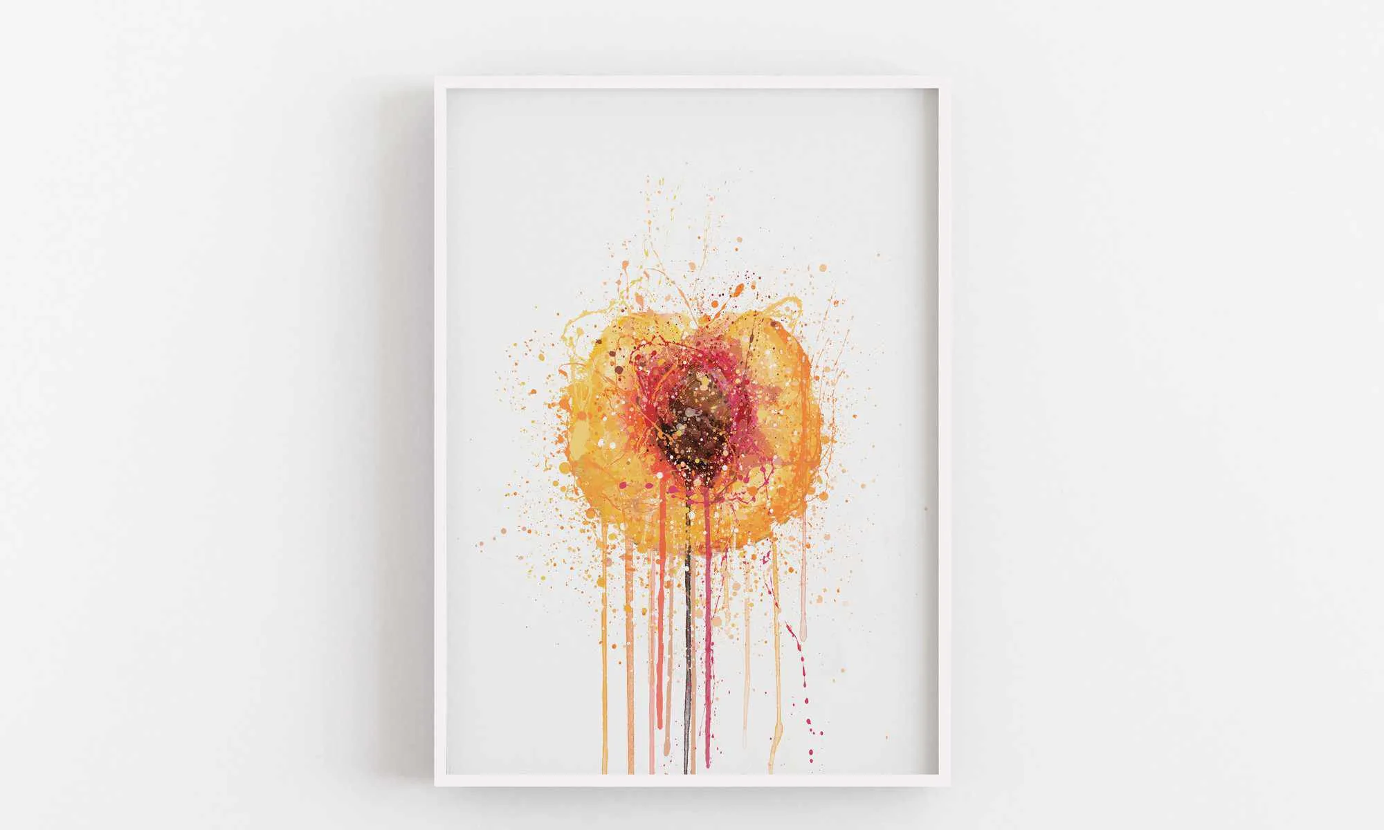 Peach Fruit Wall Art Print