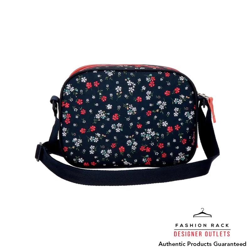 Pepe Jeans Jareth Shoulder Bag Floral Black