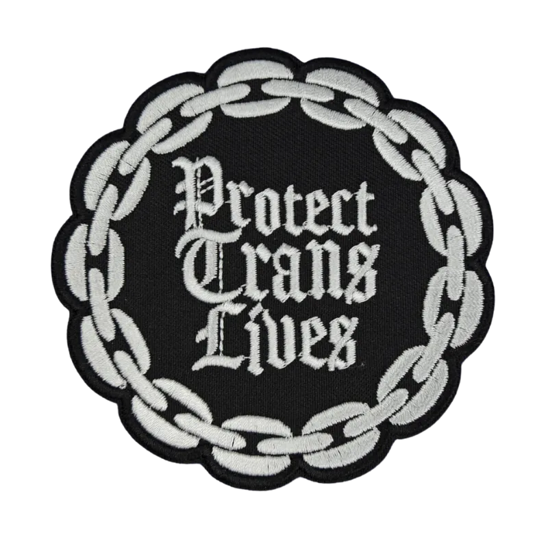 PROTECT TRANS LIVES GOTHIC MultiMoodz Patch