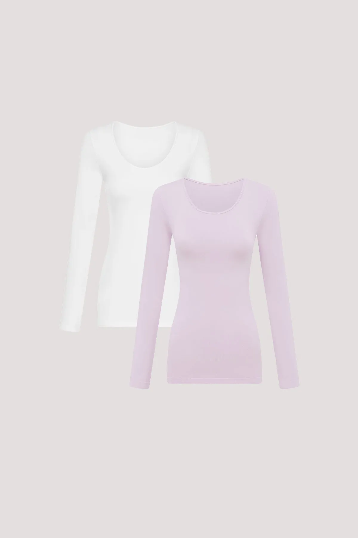 Pure Comfort Modal Long Sleeve Top 2pk