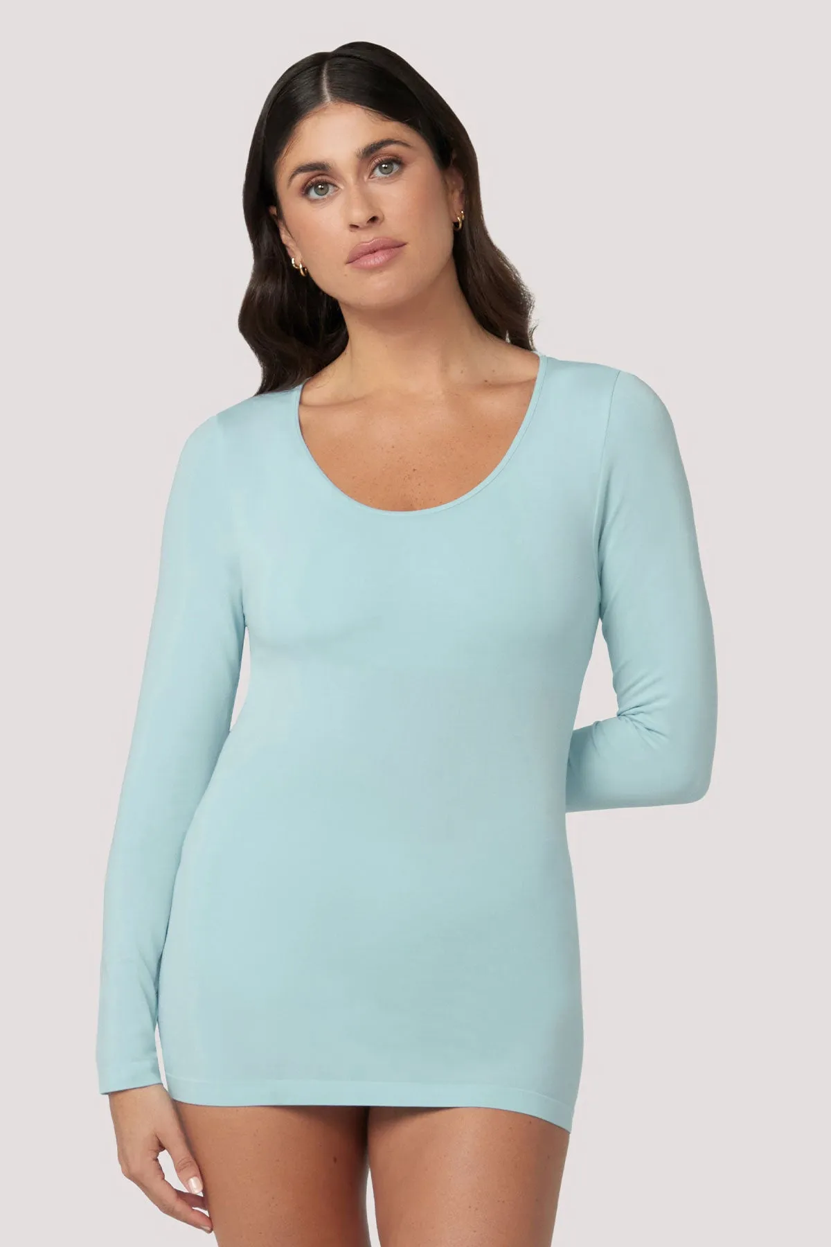 Pure Comfort Modal Long Sleeve Top 2pk