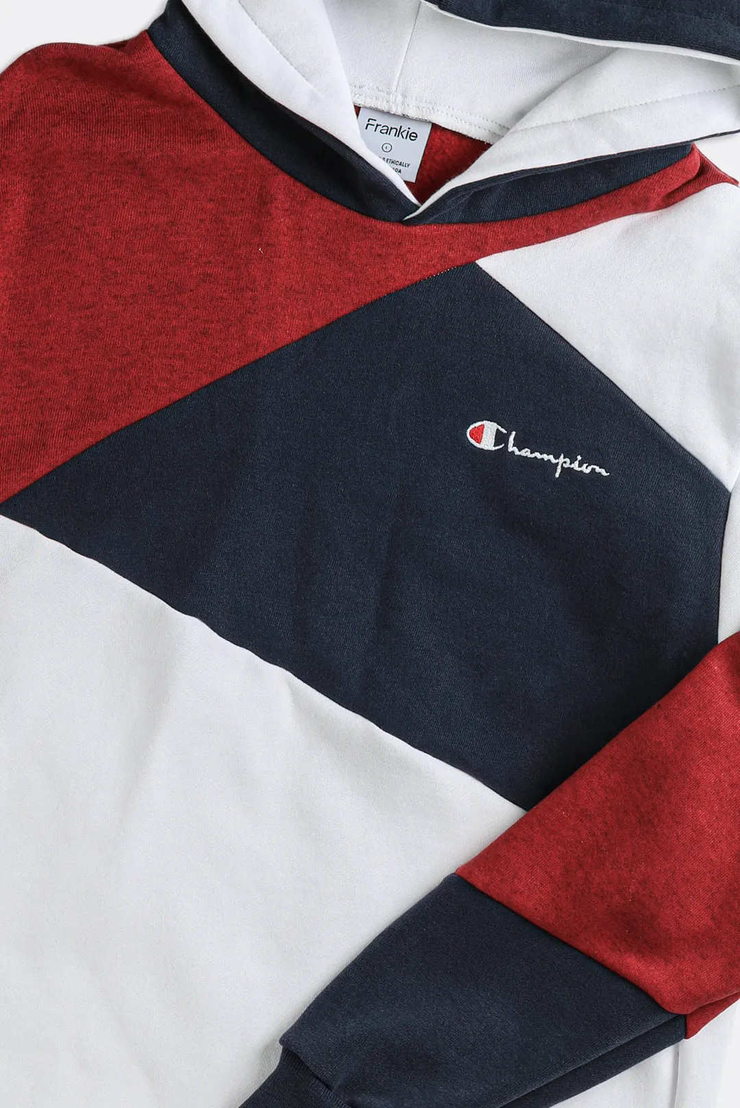 Rework Champion Patchwork Sweatshirt - L