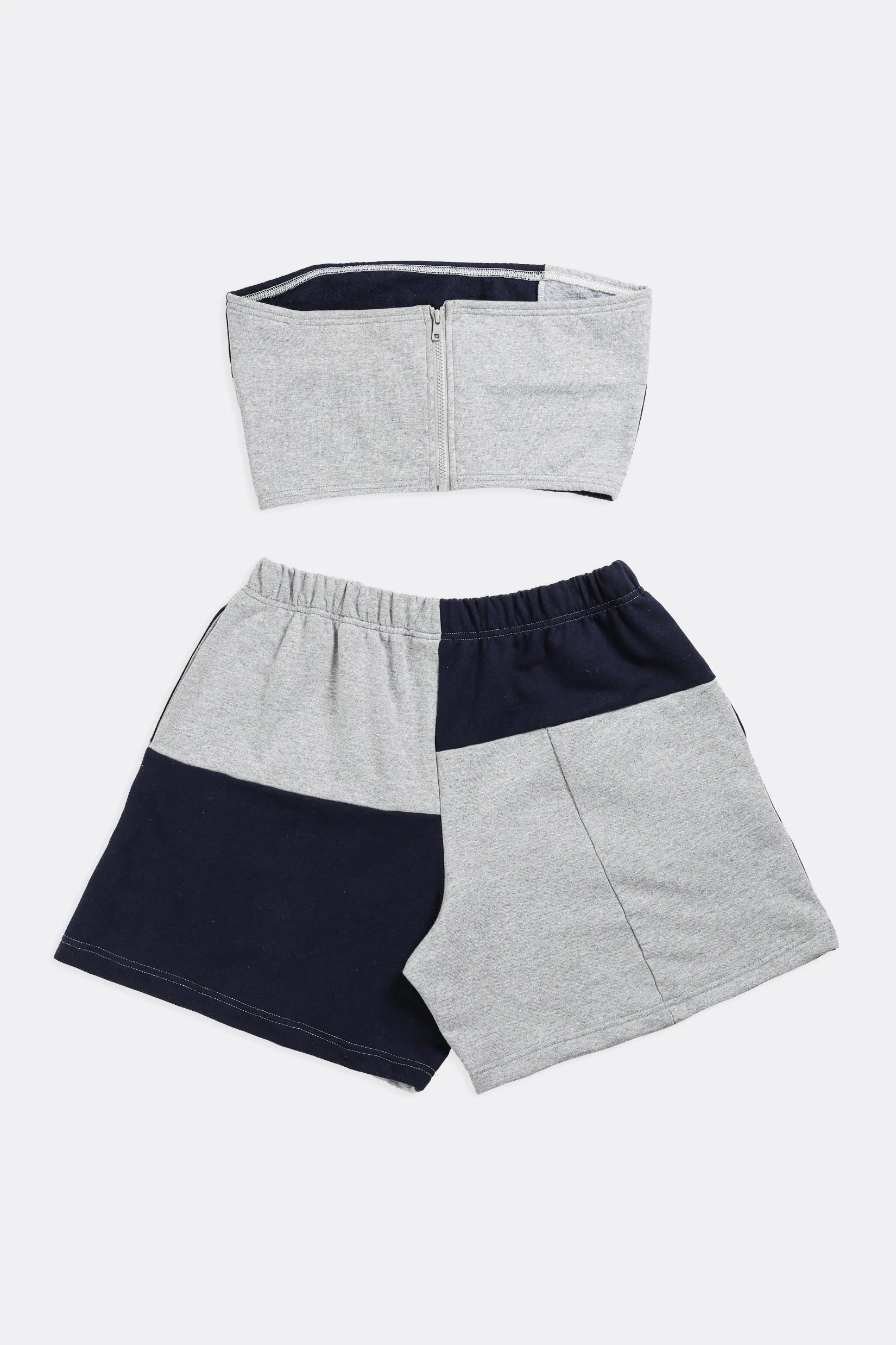 Rework Champion Patchwork Sweatshorts Set - L