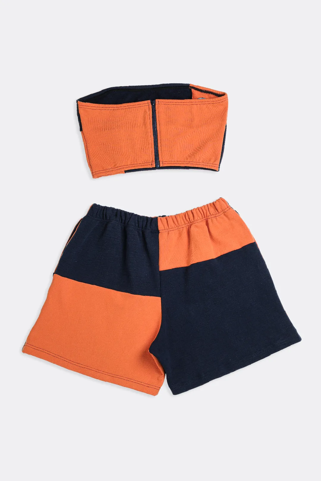 Rework Champion Patchwork Sweatshorts Set - L