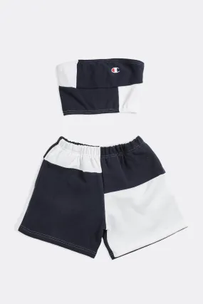 Rework Champion Patchwork Sweatshorts Set - XS, S, M, L