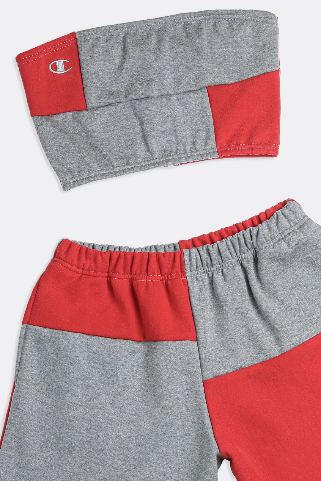 Rework Champion Patchwork Sweatshorts Set - XS, S, M, L