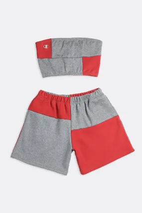 Rework Champion Patchwork Sweatshorts Set - XS, S, M, L