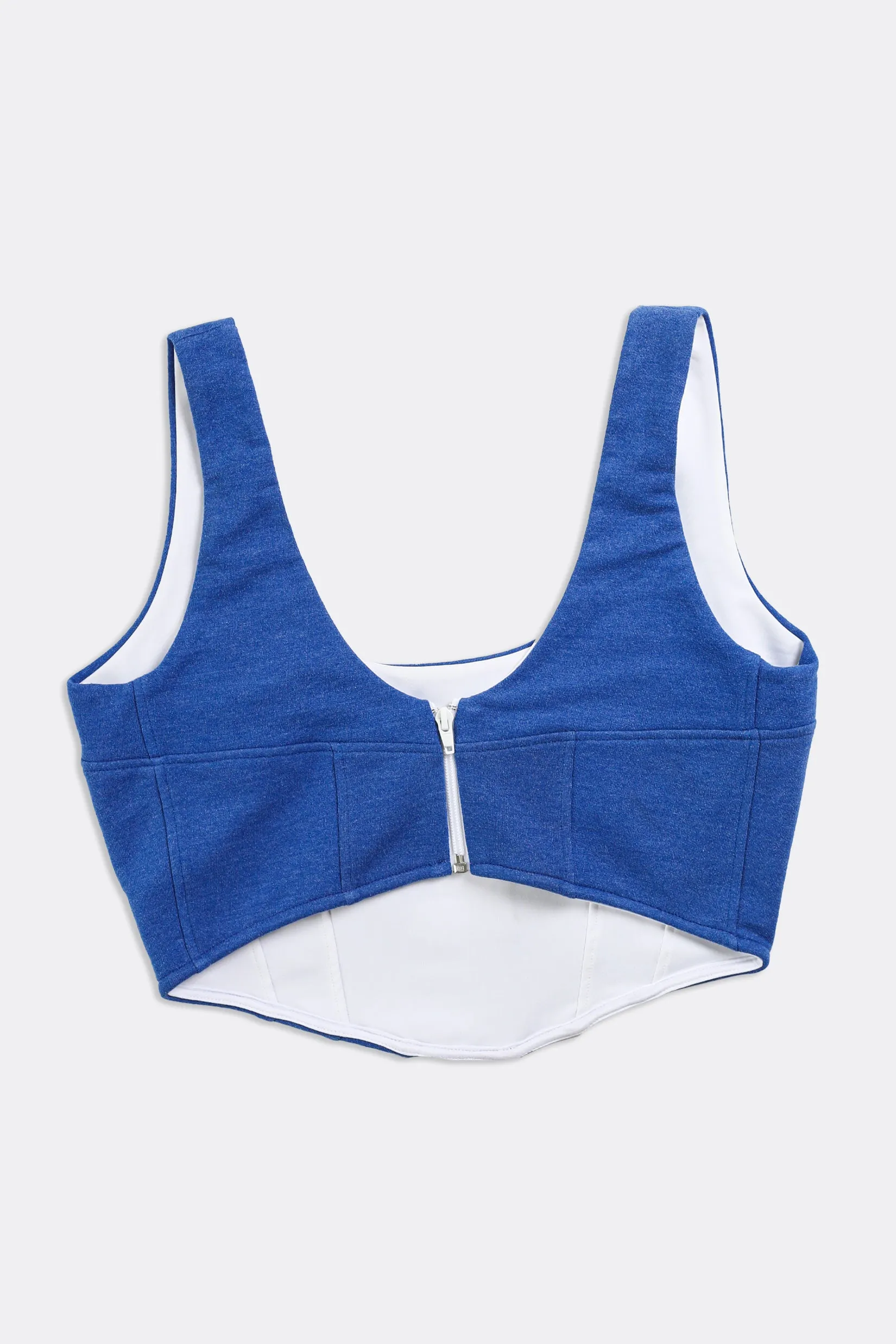 Rework Champion Sweatshirt Bustier - L