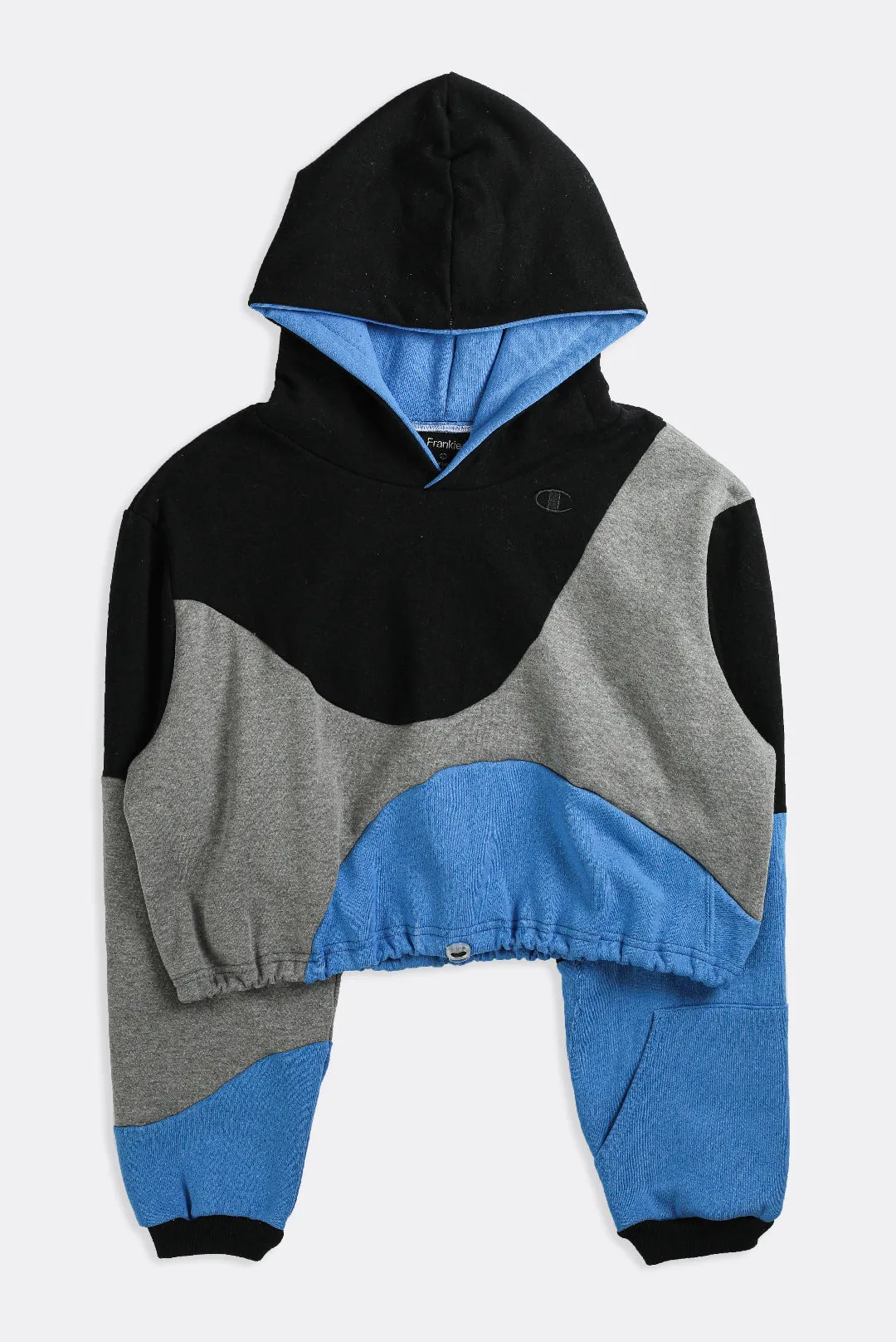 Rework Champion Wave Crop Sweatshirt - L