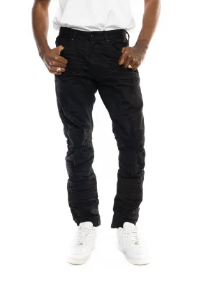 Rip & Repair Basic Jeans - Jet Black