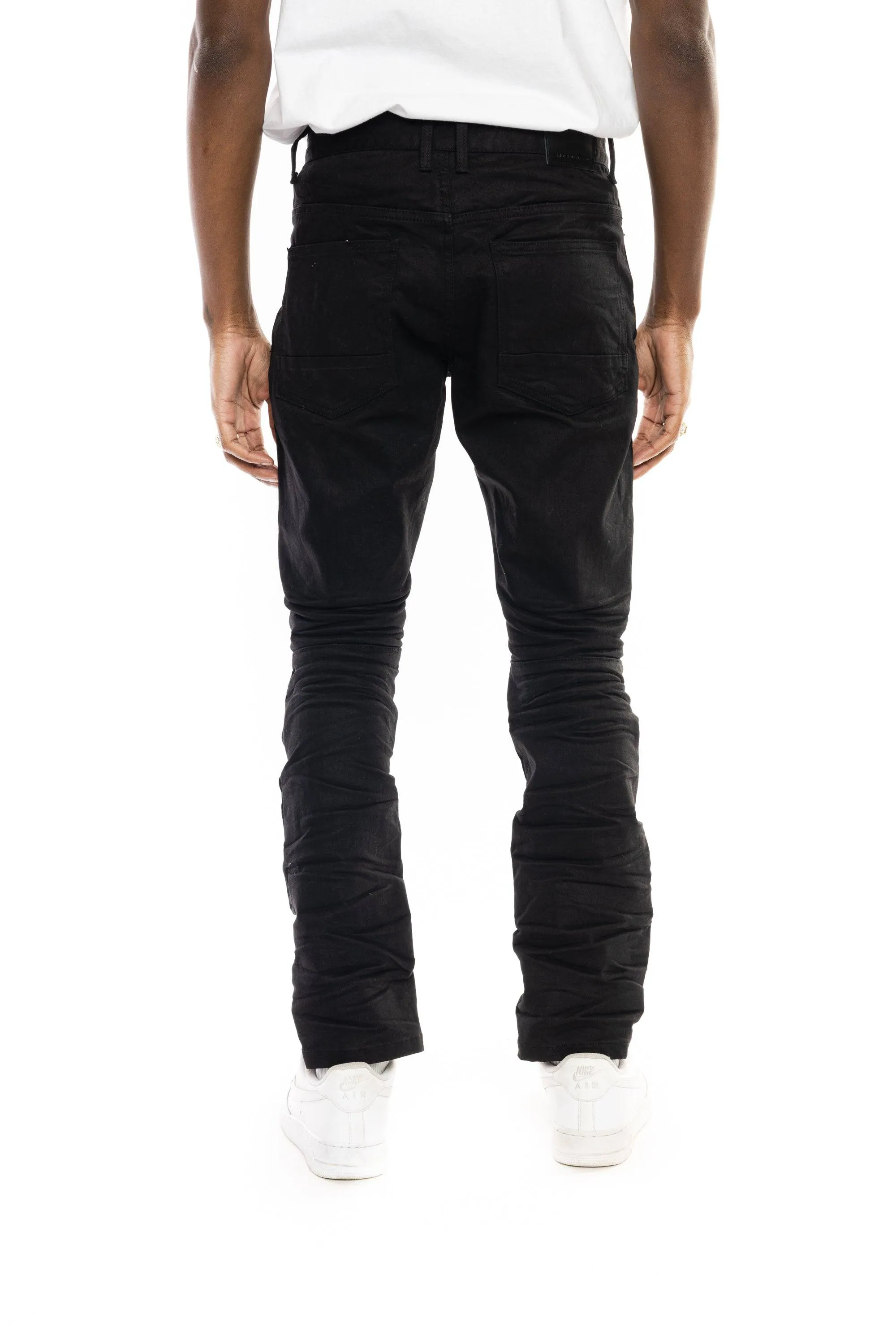 Rip & Repair Basic Jeans - Jet Black