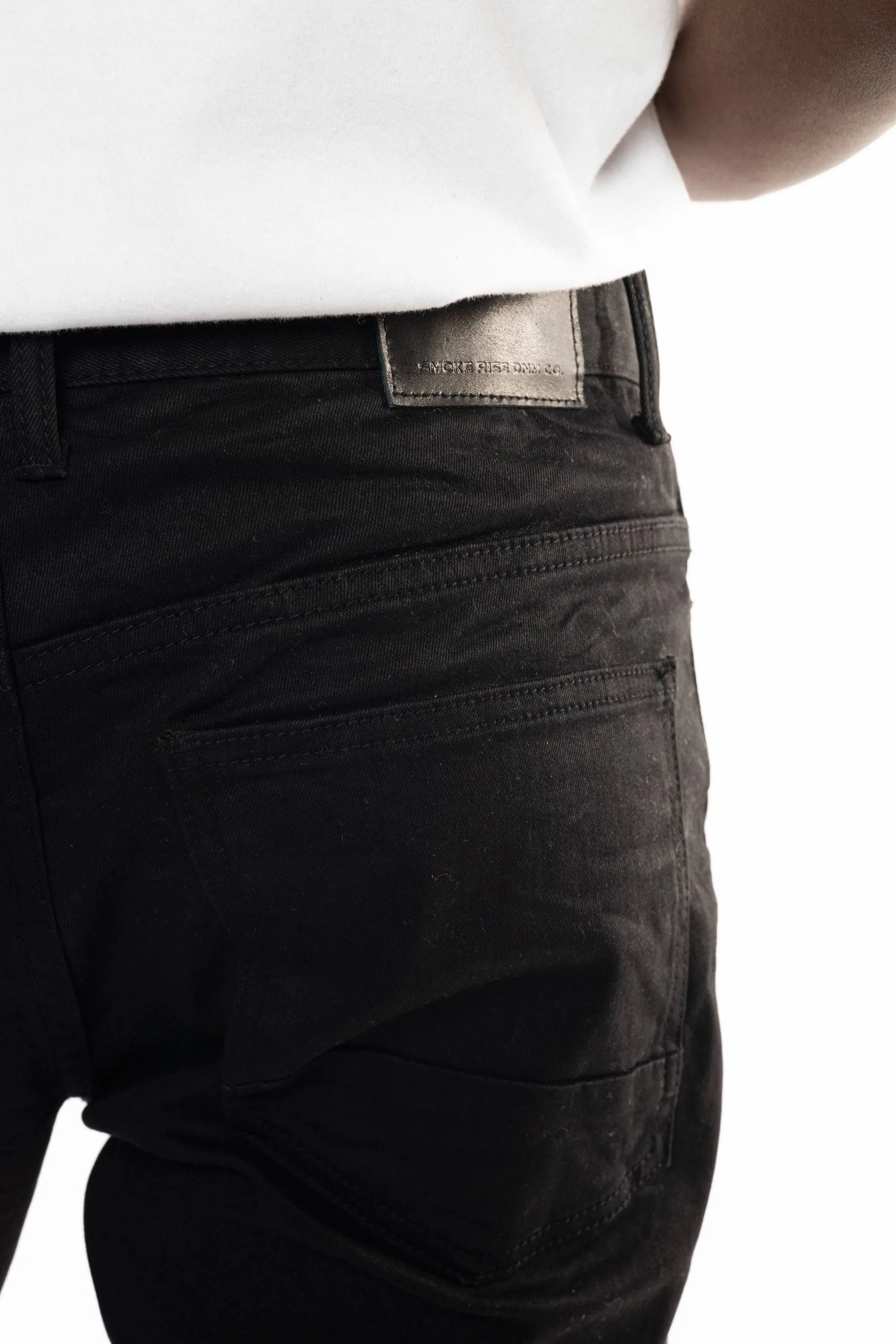 Rip & Repair Basic Jeans - Jet Black