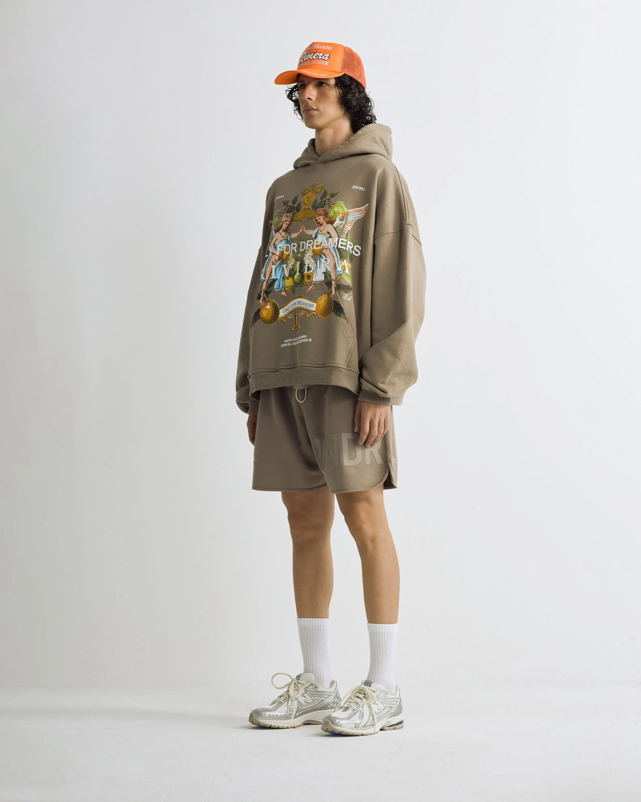 Riviera Fruit Angels Hoodie Brown