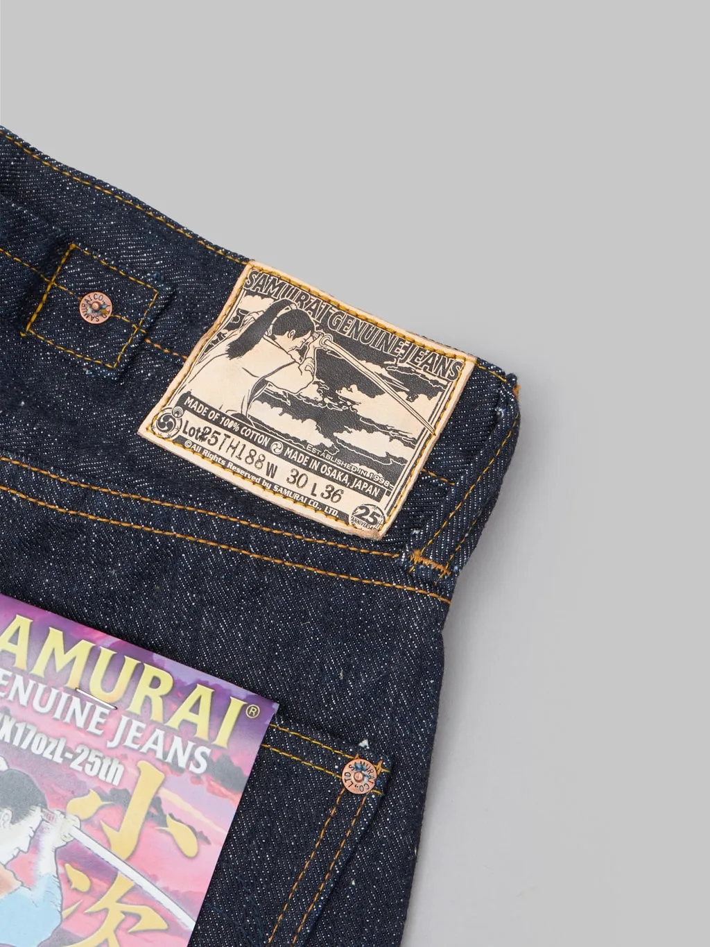 Samurai Jeans S526XX17ozL-25th "Sasaki Kojiro" 25th Anniversary 17oz Left-Hand Twill Straight Jeans