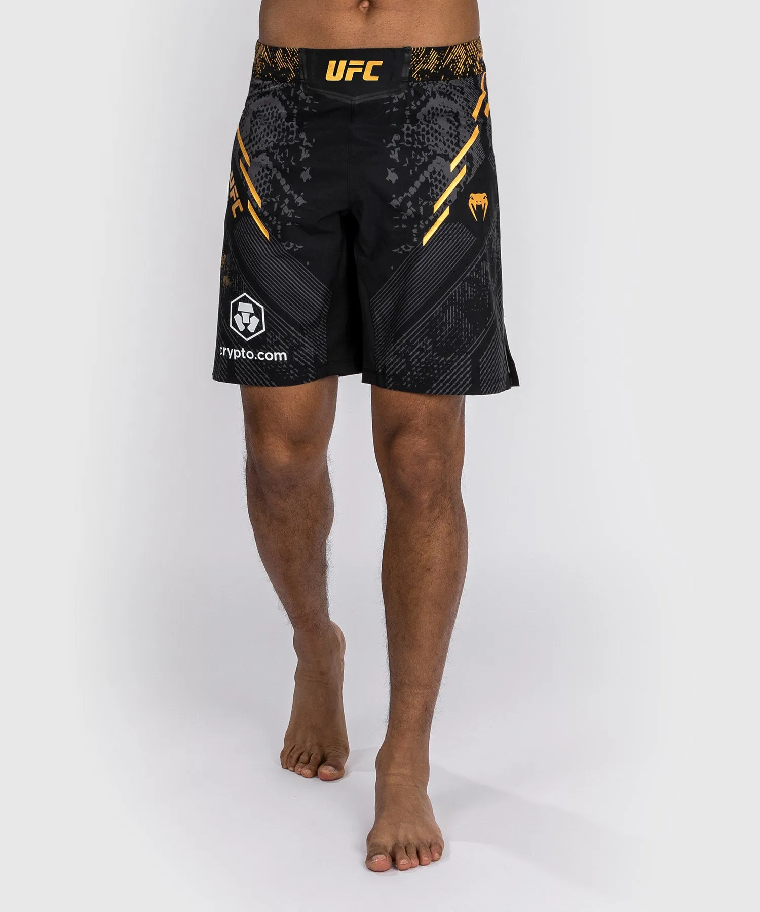 Personalized Authentic UFC Adrenaline Fight Night Mens Long Fit Fight Short by Venum - Champion