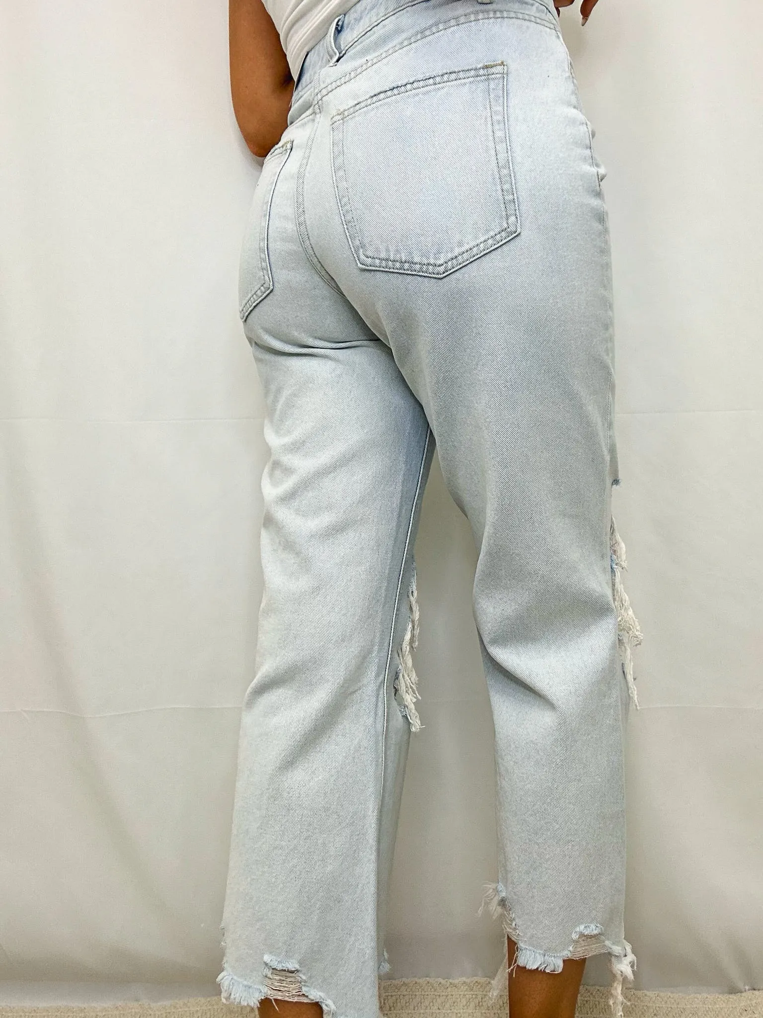 Vintage Crop Flare Jeans